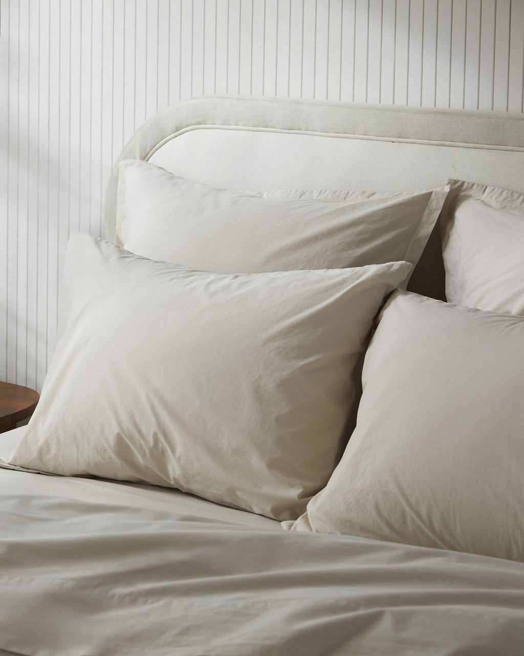 Brushed Cotton Sheet Set - Bone F/Q - Image 4