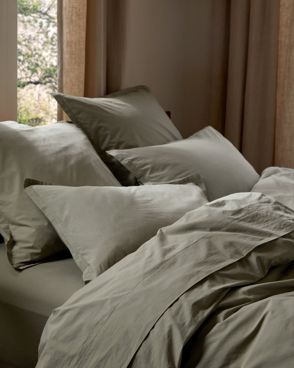 Brushed Cotton Top Sheet (Moss) - Image 2