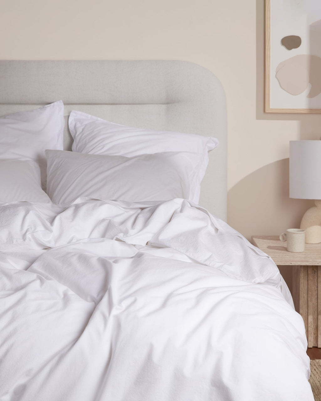 Brushed Cotton Top Sheet (White) - Image 2