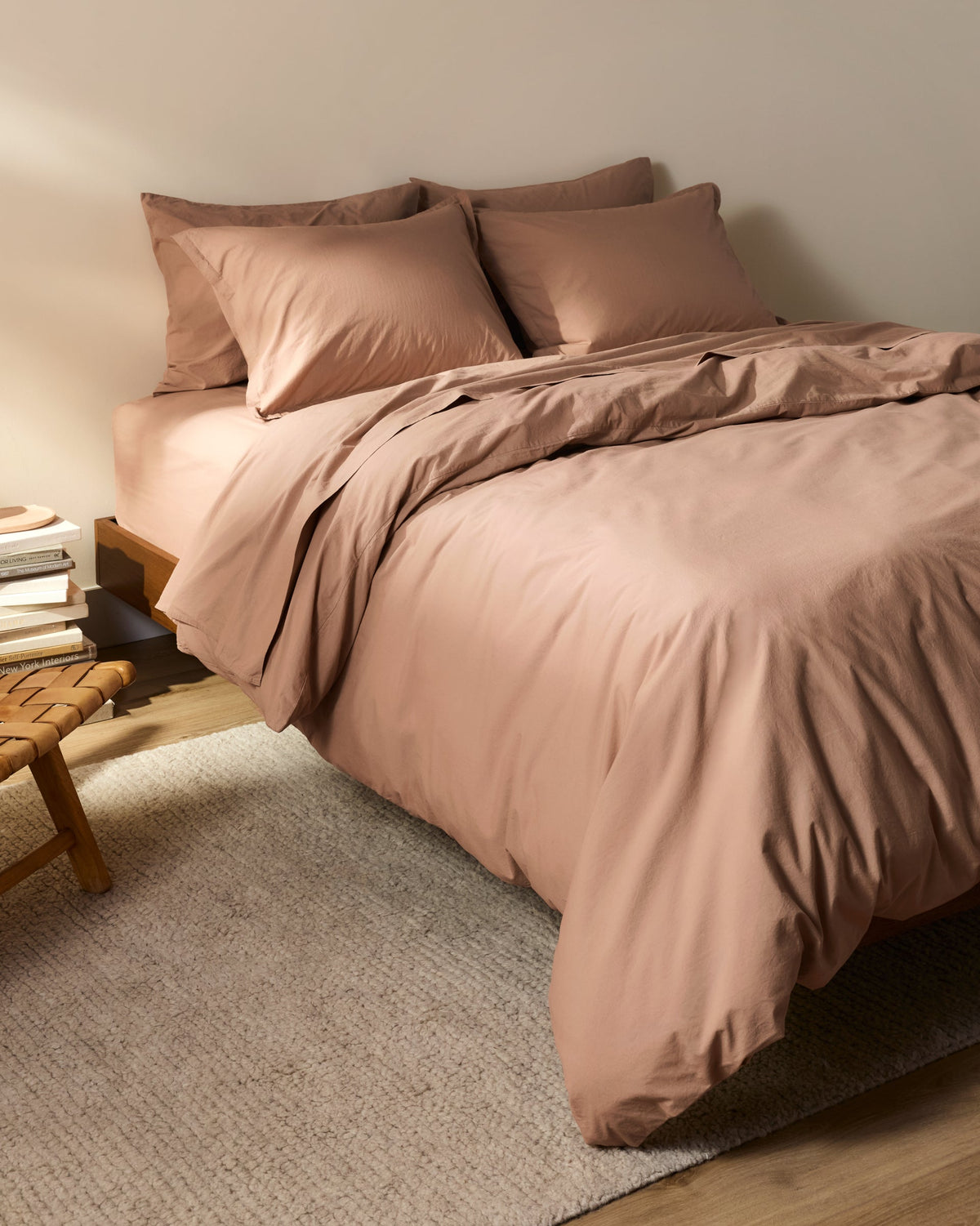 Brushed Cotton Duvet Cover Set - Adobe TW/XL - Image 4