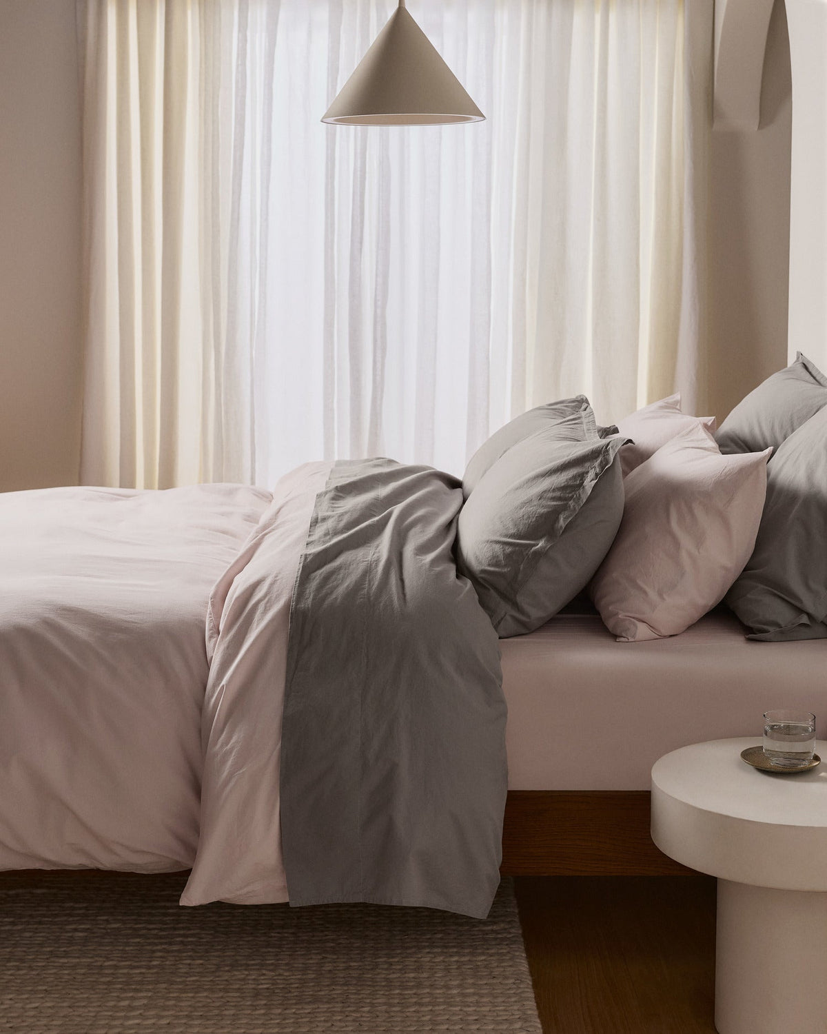 Brushed Cotton Euro Sham (Pebble) - Image 4