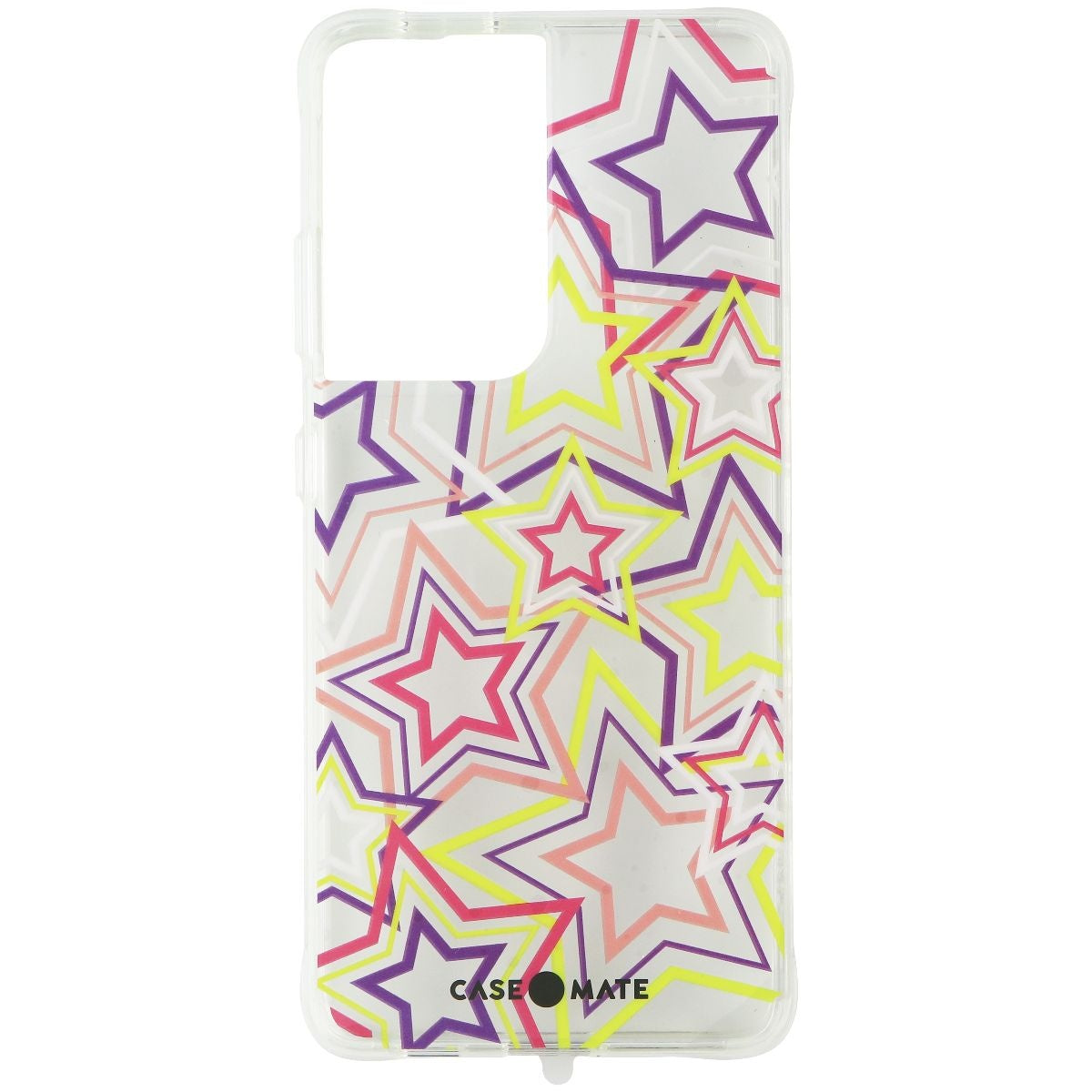 Case-Mate Prints Hardshell Case for Samsung Galaxy S21 Ultra 5G - Neon Stars - New - Image 2