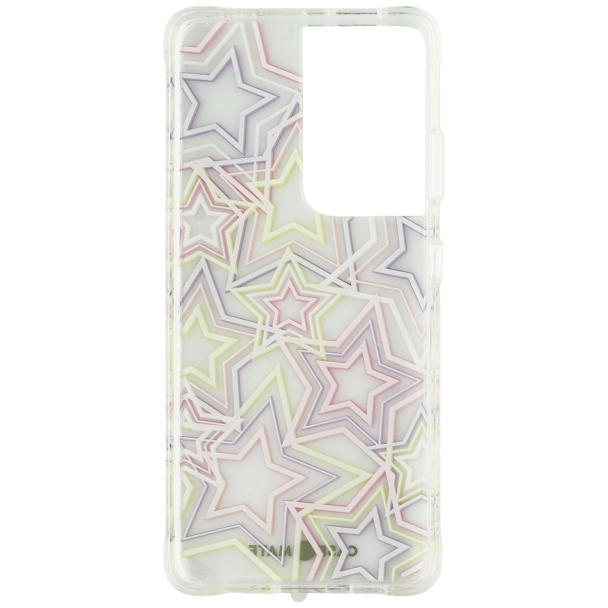 Case-Mate Prints Hardshell Case for Samsung Galaxy S21 Ultra 5G - Neon Stars - New - Image 3