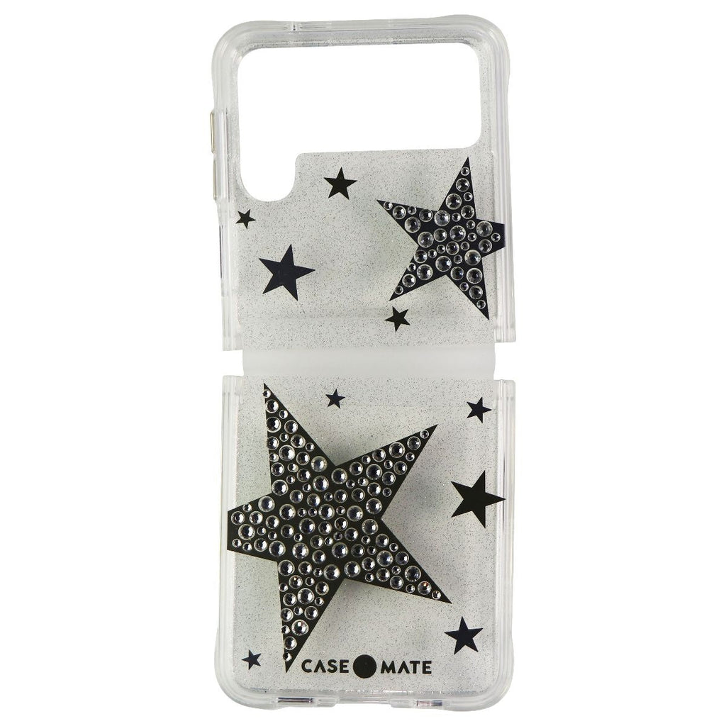 Case-Mate Sheer SuperStar Case for Samsung Galaxy Z Flip3 5G - Silver/Gold/Clear - New - Image 2