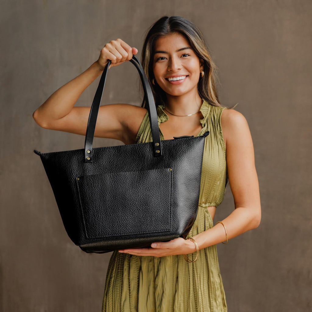 'Almost Perfect' Leather Tote Bag - Image 183