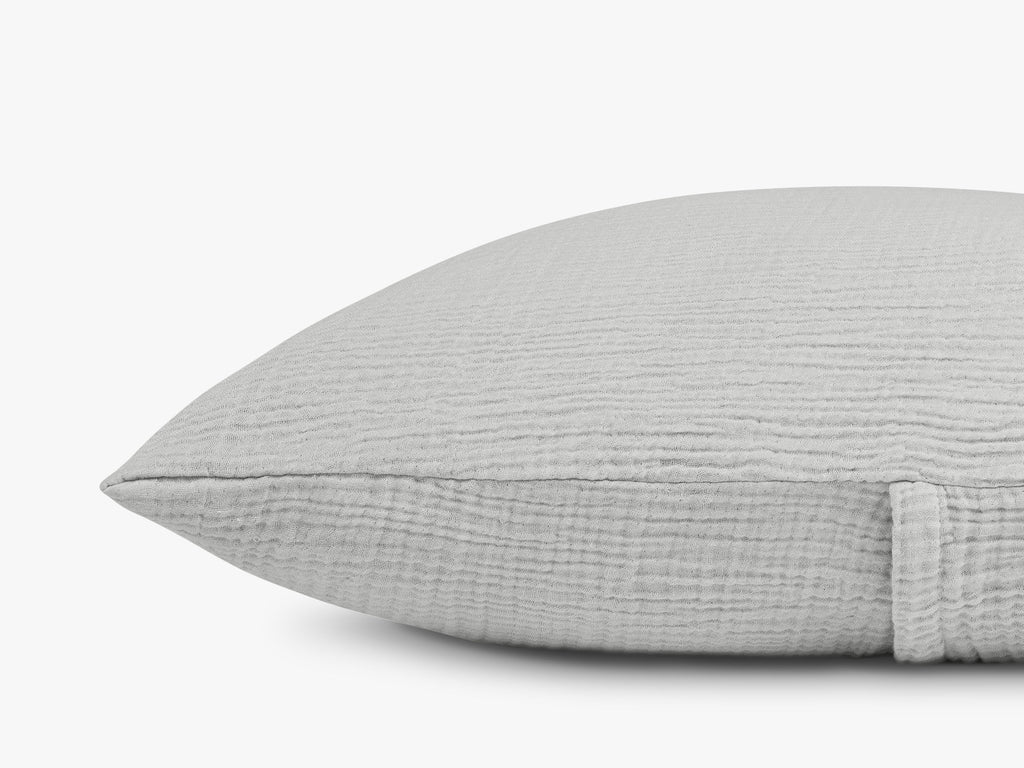 Organic Cloud Cotton Euro Sham - FINAL SALE (Smoke) - Image 2