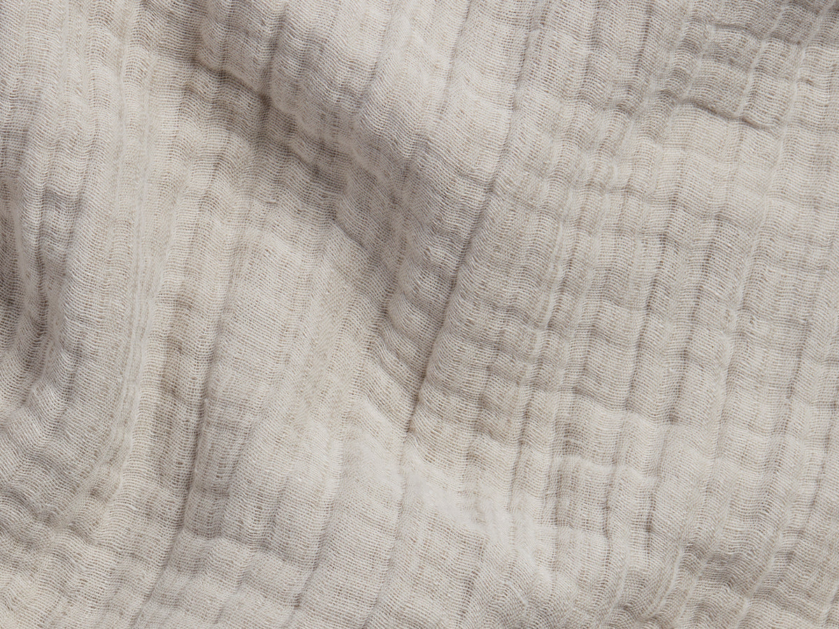 Cloud Linen Gauze Throw (Bone) - Image 3