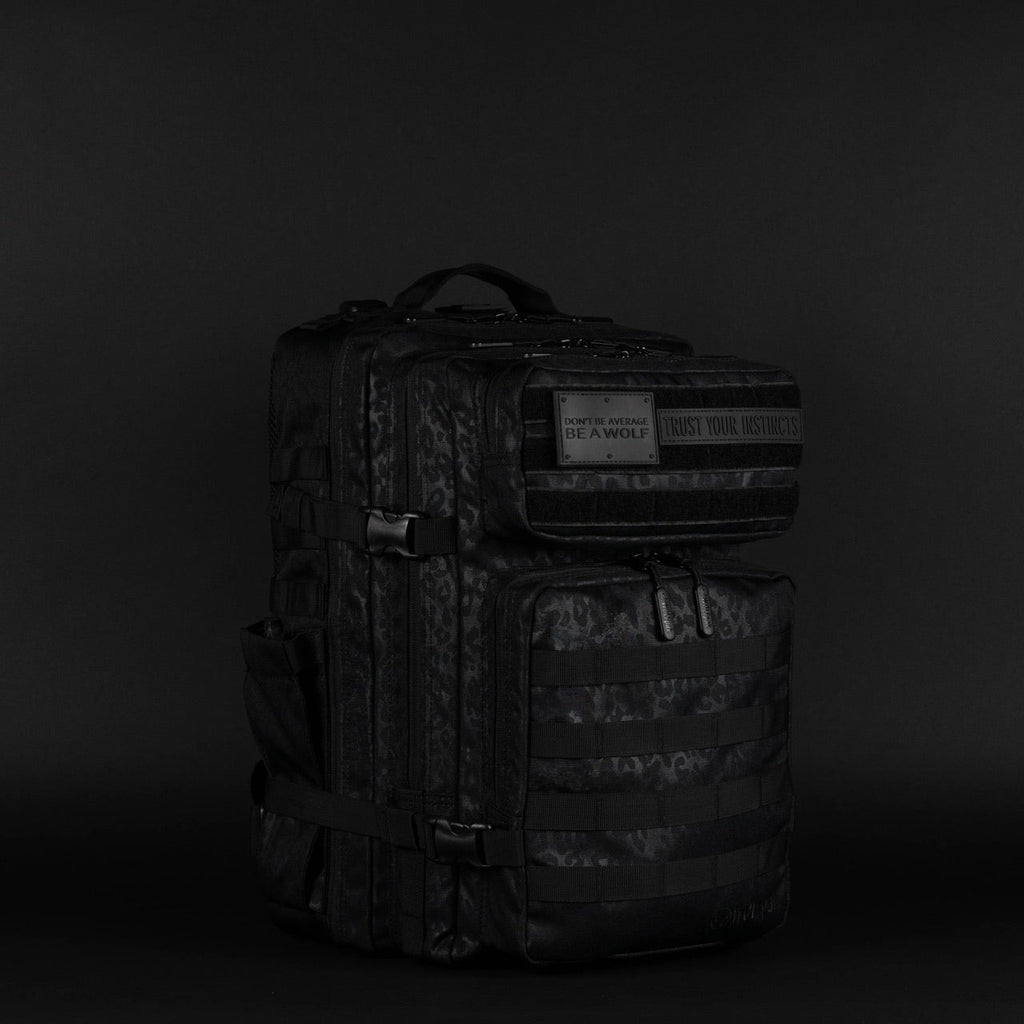 45L Backpack Black Leopard - Image 15