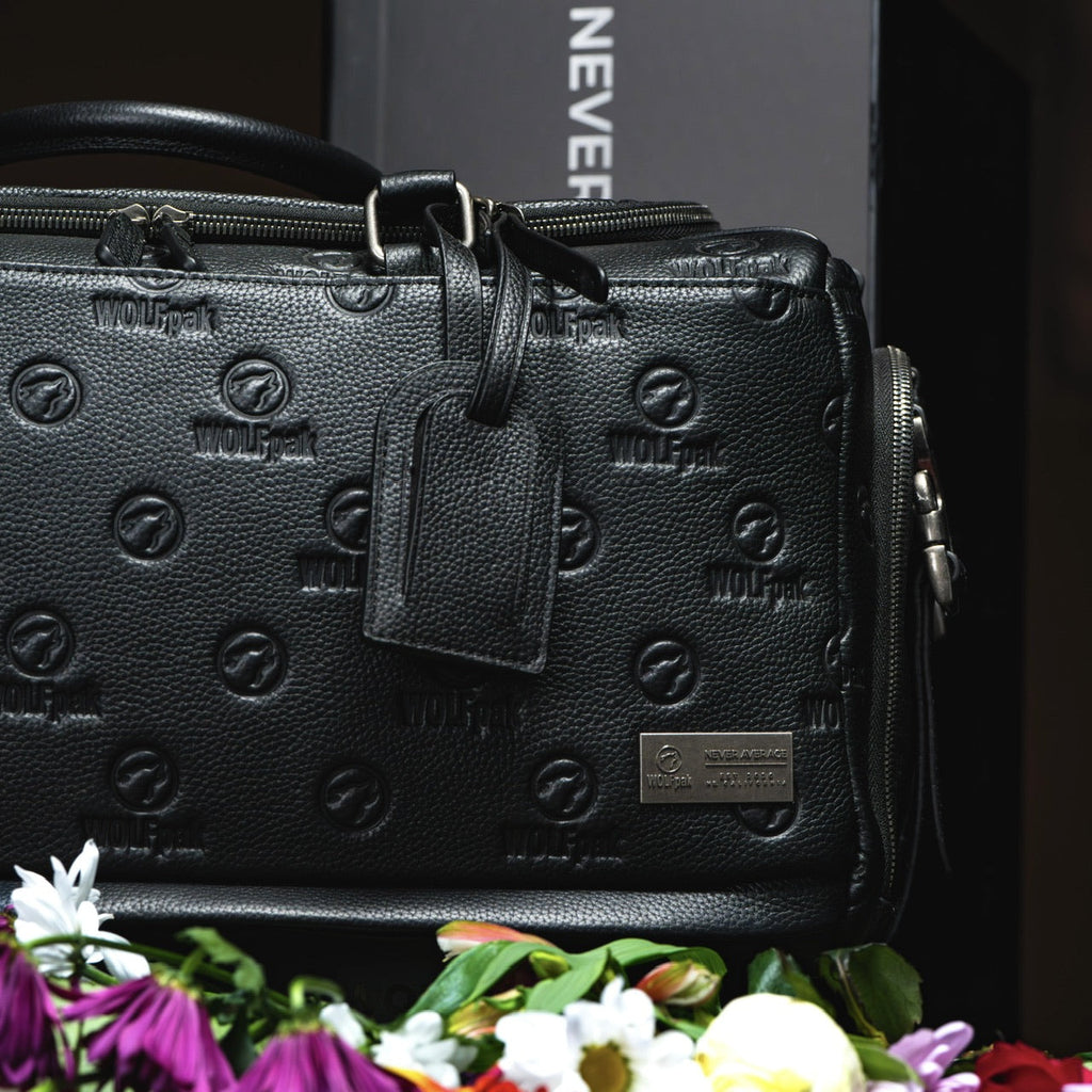 30L Perfect Duffle Bag Luxury Leather - Image 3