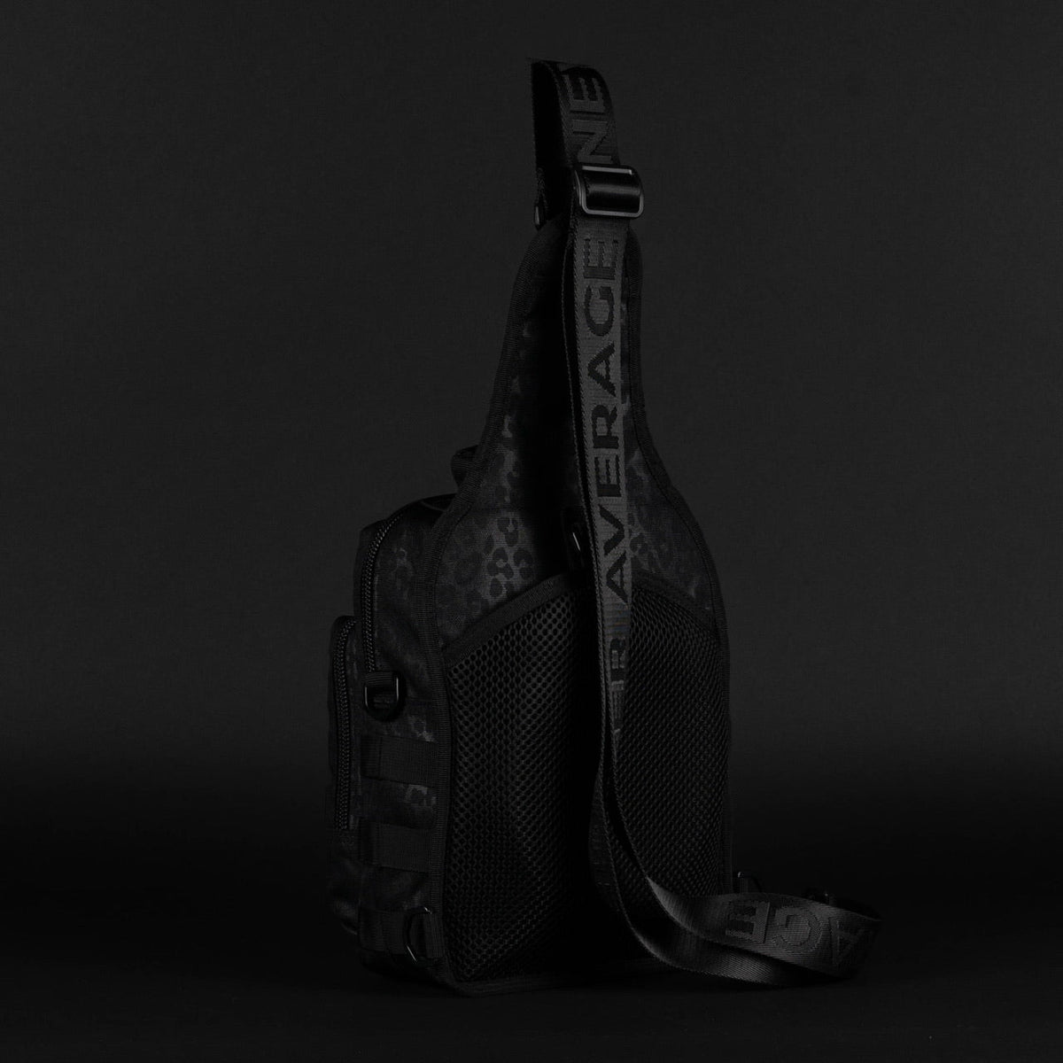 9L Tactical Sling Bag Black Leopard - Image 6