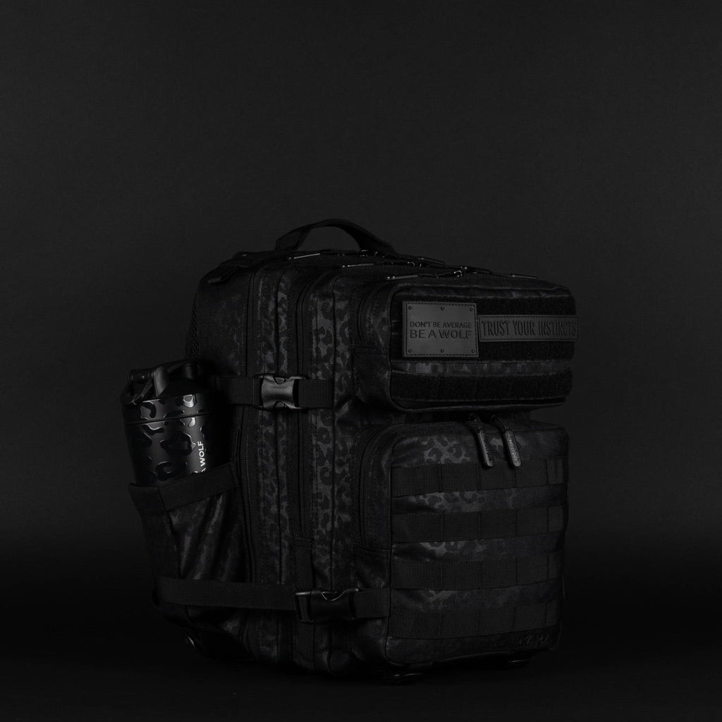 25L Backpack Black Leopard - Image 11
