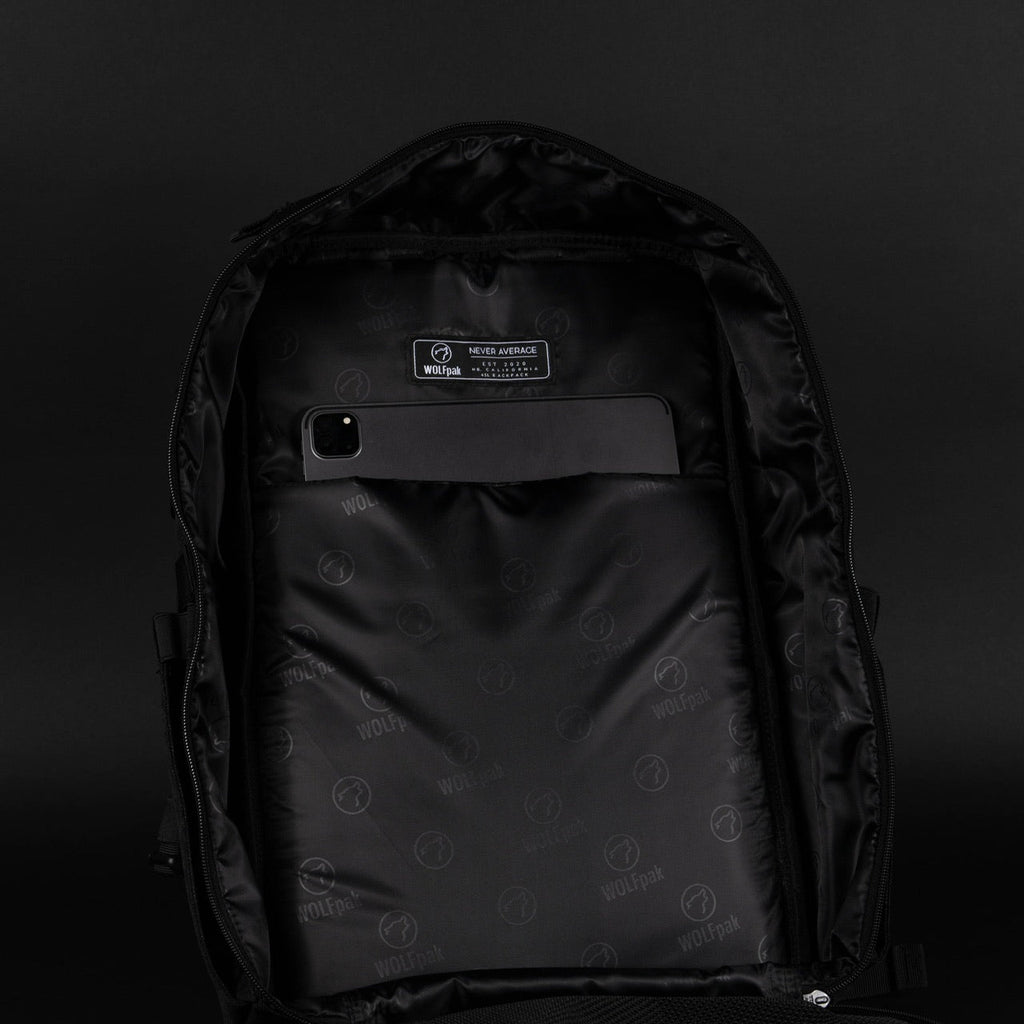45L Backpack Black Leopard - Image 24