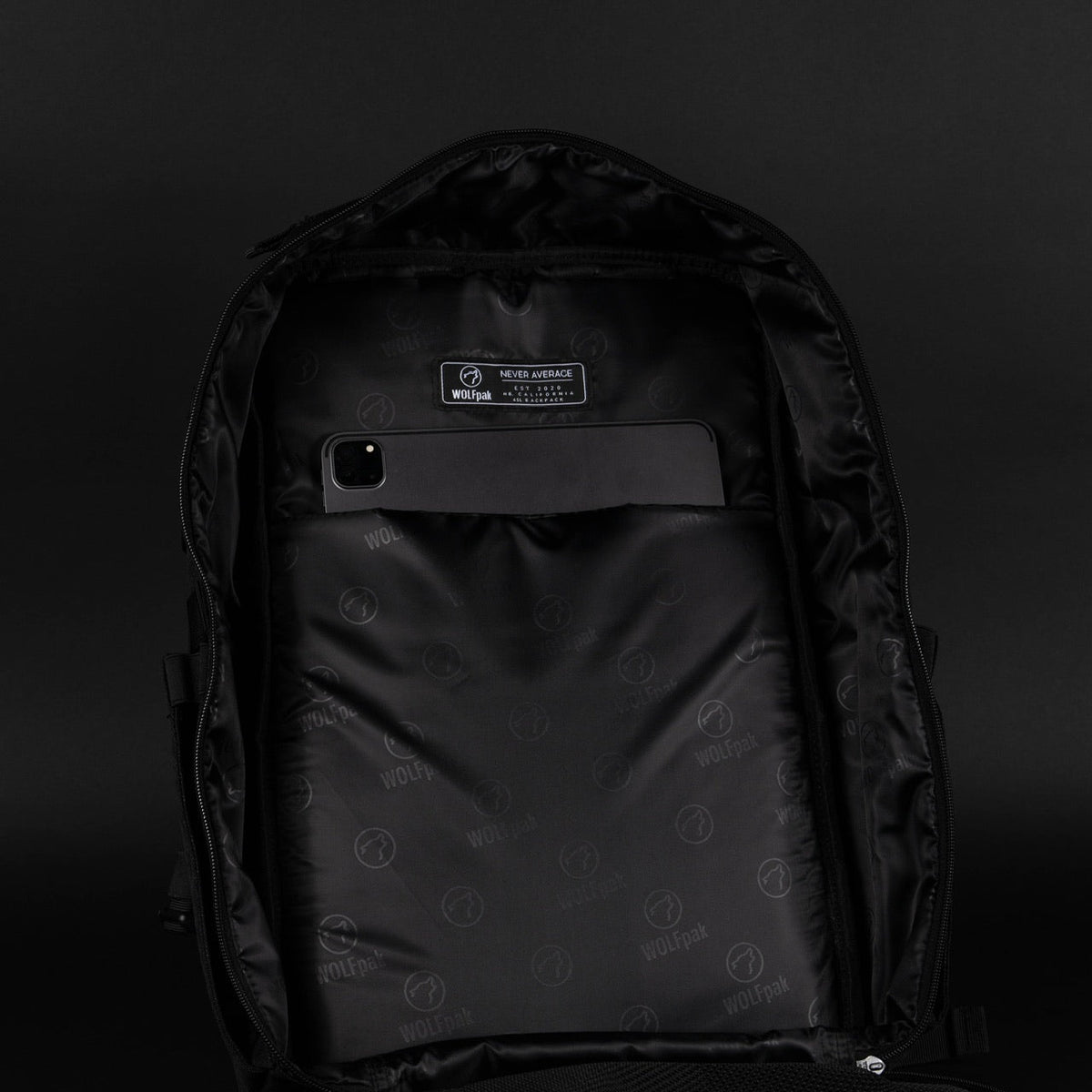 45L Backpack Black Leopard - Image 24