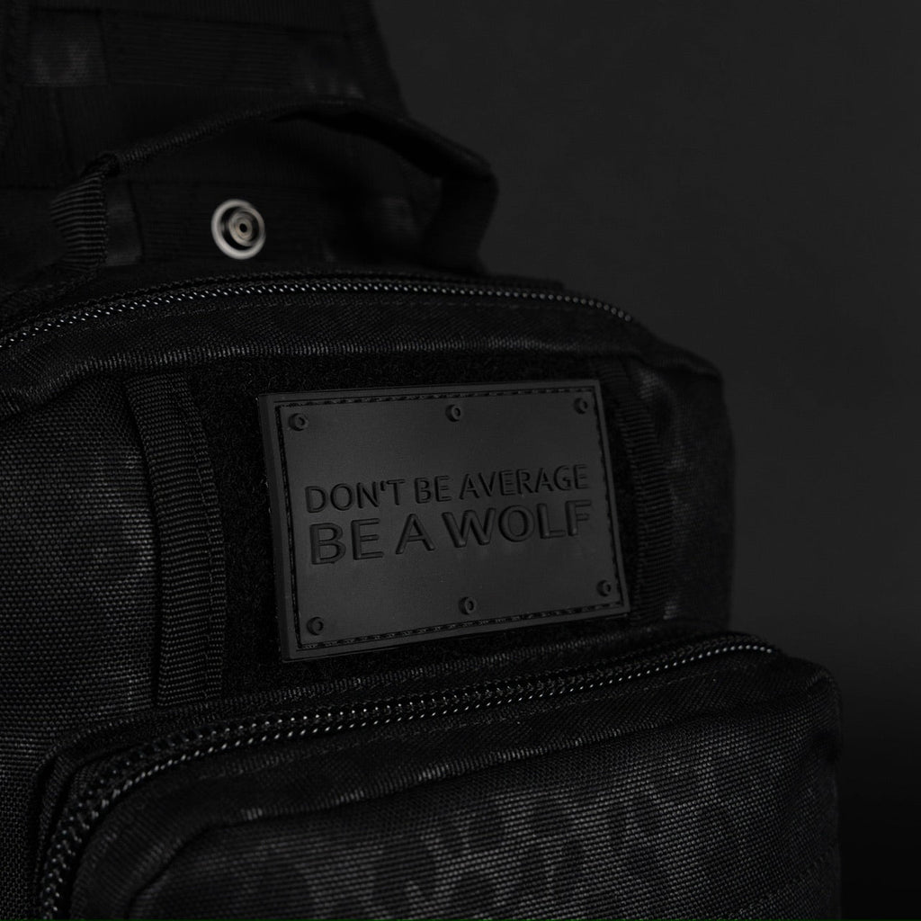 9L Tactical Sling Bag Black Leopard - Image 9