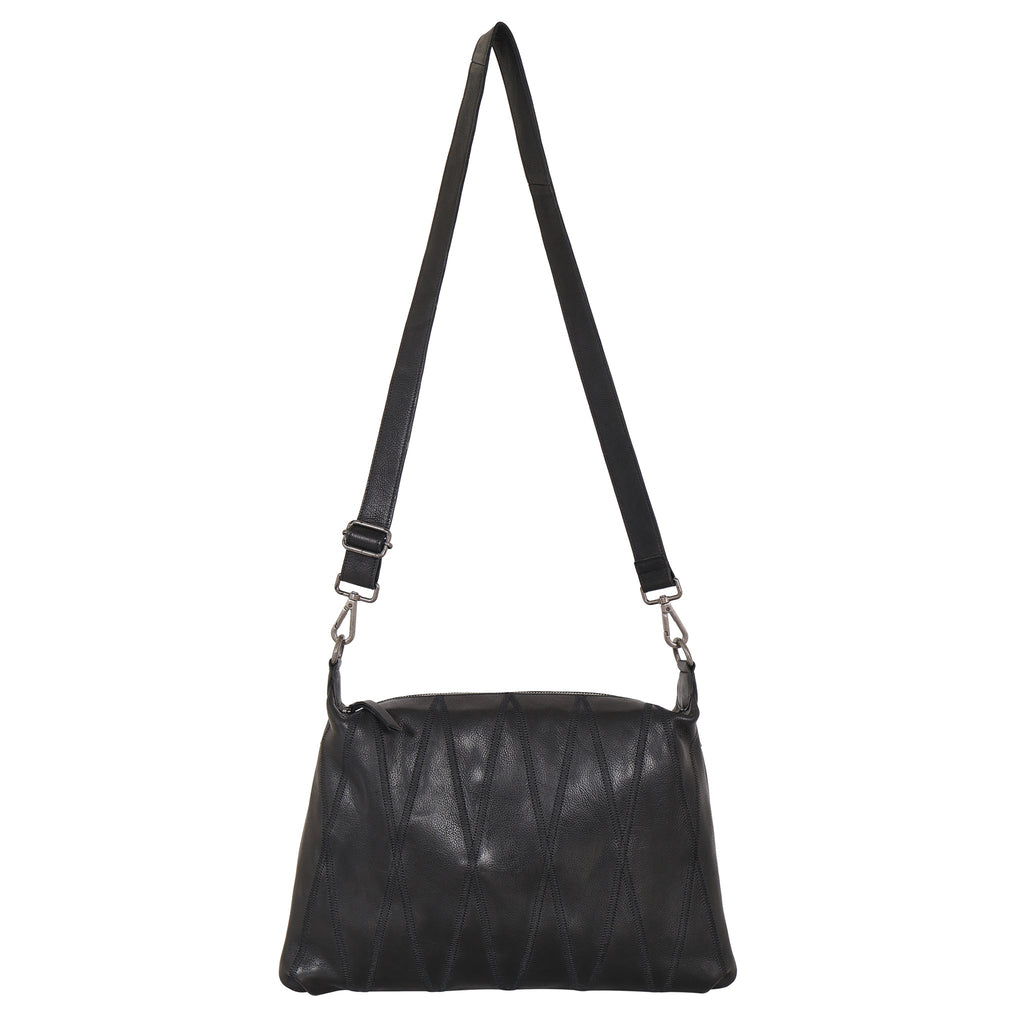 Avery Diamond Leather Crossbody Bag - Image 6