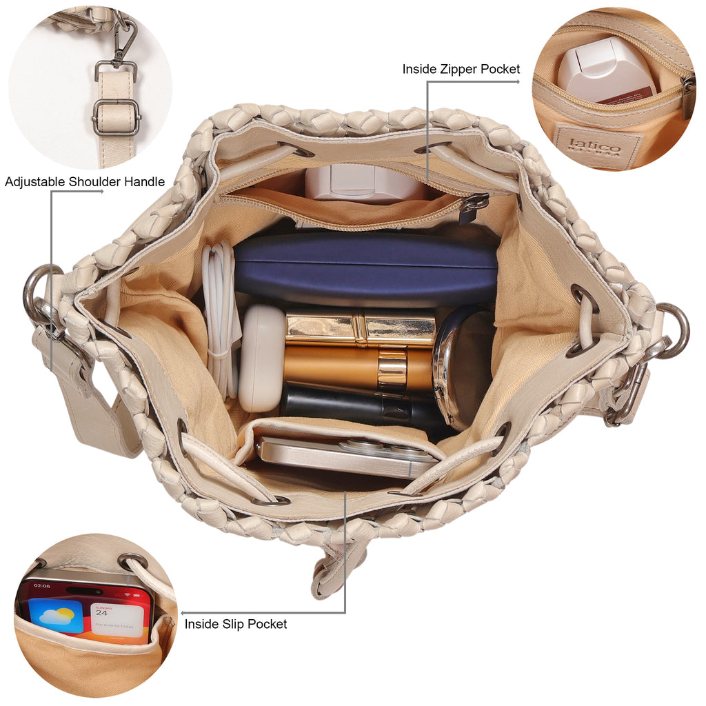 Catalina Leather Crossbody Bag - Image 3