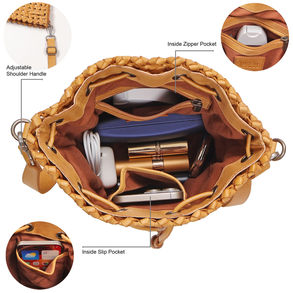 Catalina Leather Crossbody Bag - Image 23