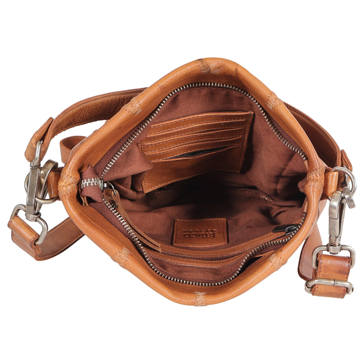 Ivy Diamond Leather Crossbody Bag - Image 2