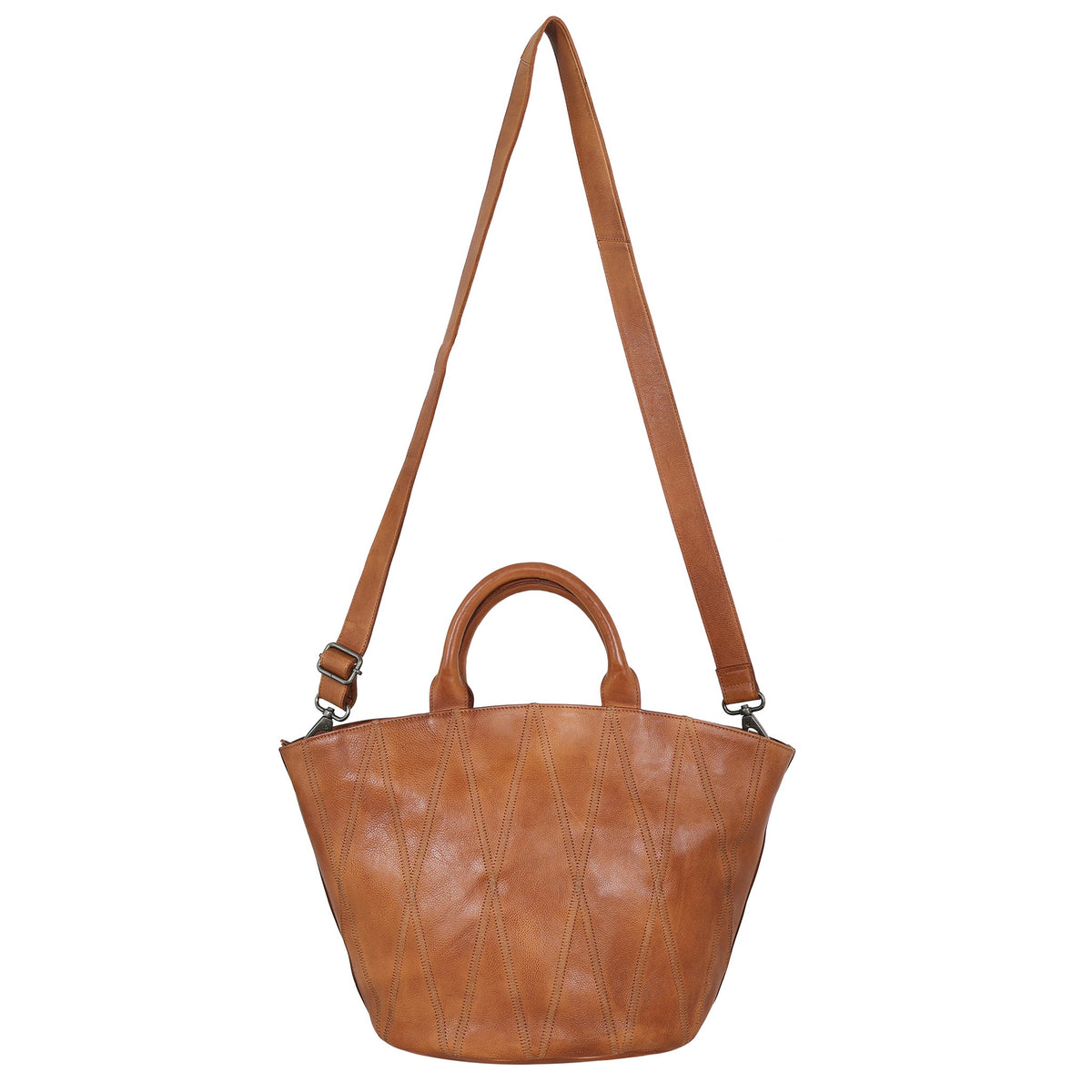 Claudia Diamond Leather Crossbody Bag - Image 18