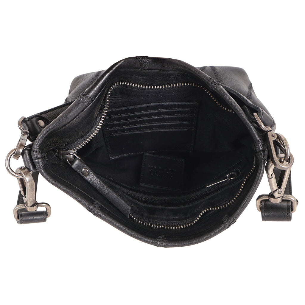 Ivy Diamond Leather Crossbody Bag - Image 12