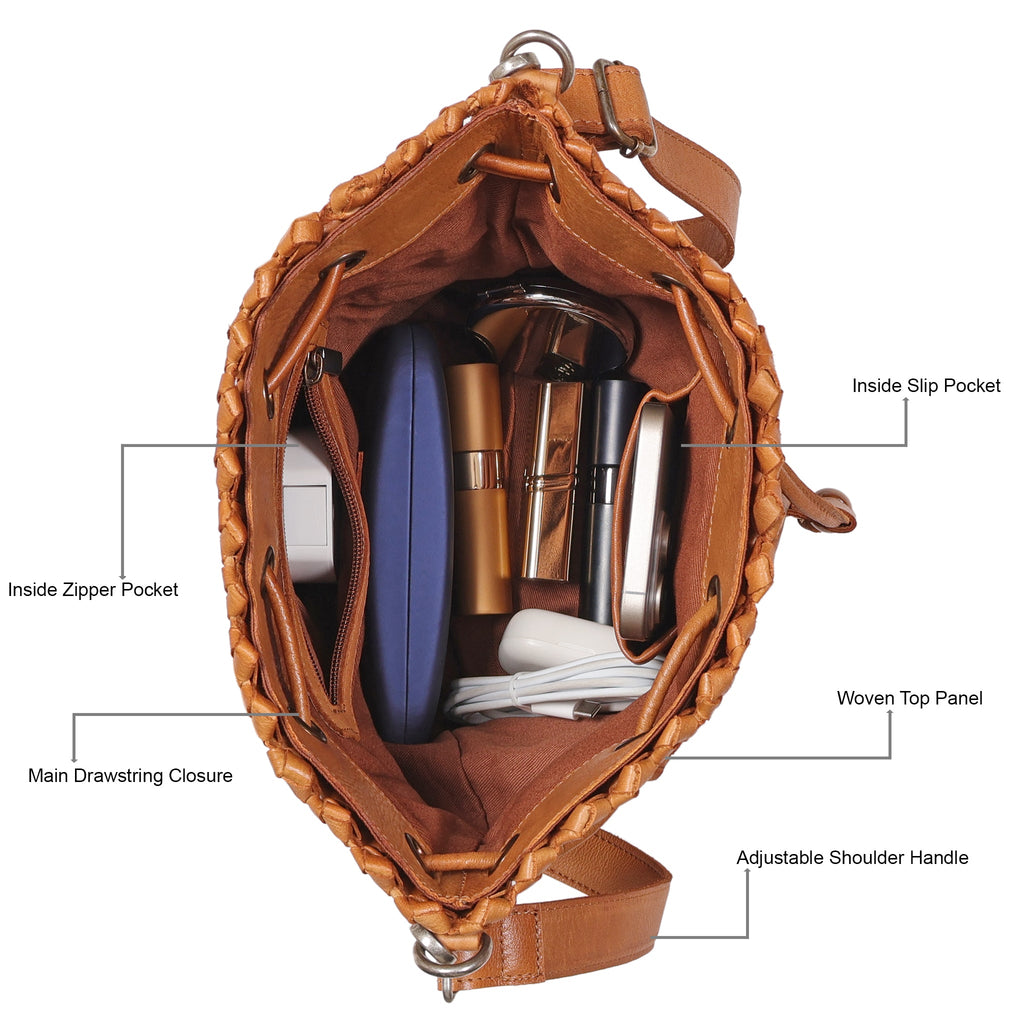 Catalina Leather Crossbody Bag - Image 19
