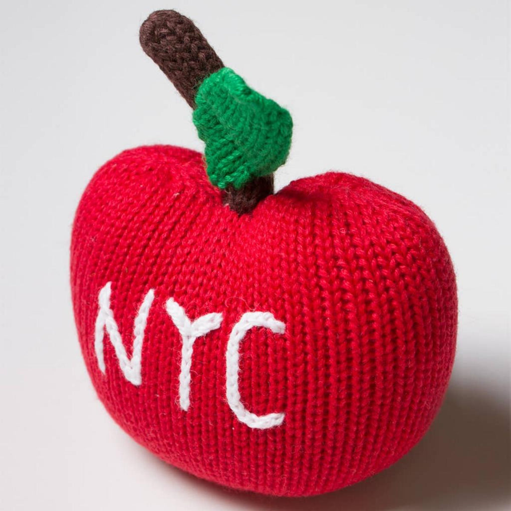 Estella Organic Baby Toy - Big Apple Rattle - Image 4