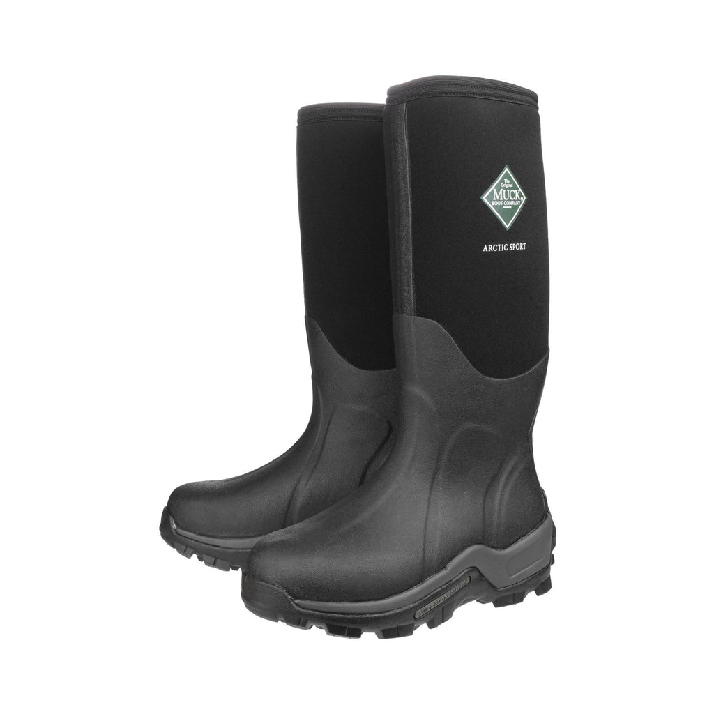 Muck Boots MB Arctic Sport II Womens Tall Wellingtons - Black - Image 6