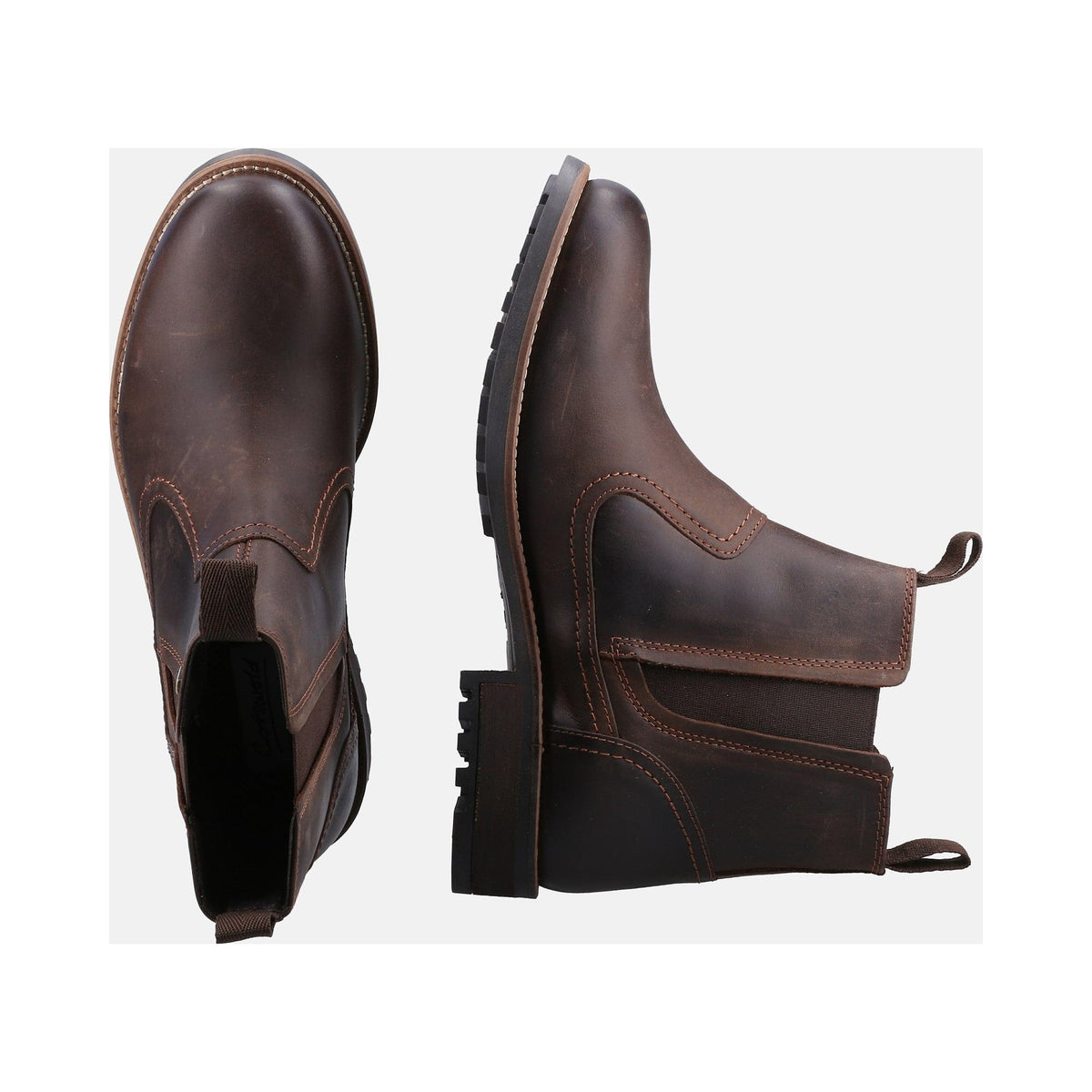 Cotswold Worcester Mens Boots - Brown - Image 7