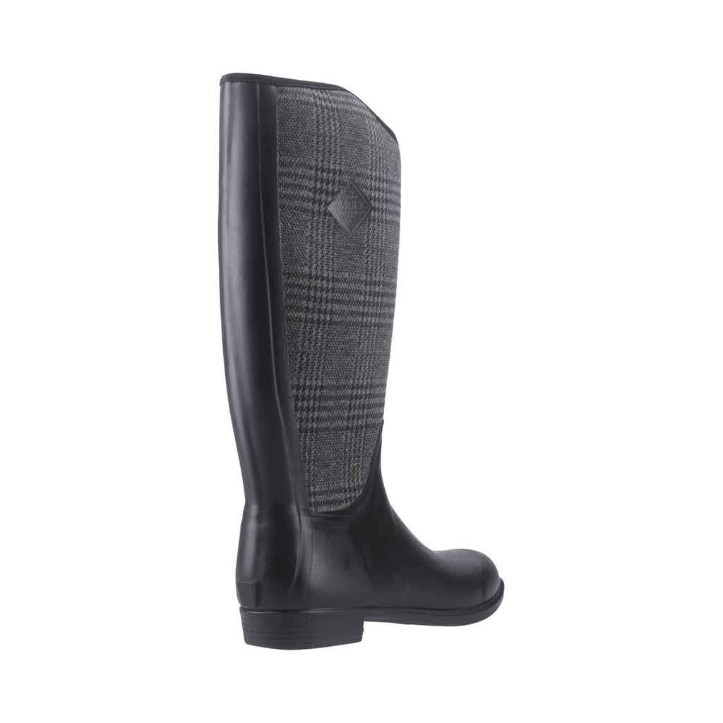 Muck Boots Derby Tall Womens - Black/Plaid - Image 2
