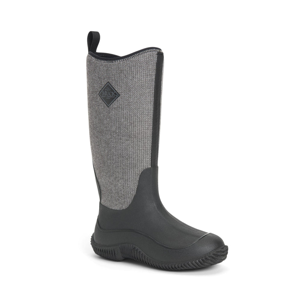 Muck Boots Hale Womens Wellington - Black/Fuzzy Herringbone