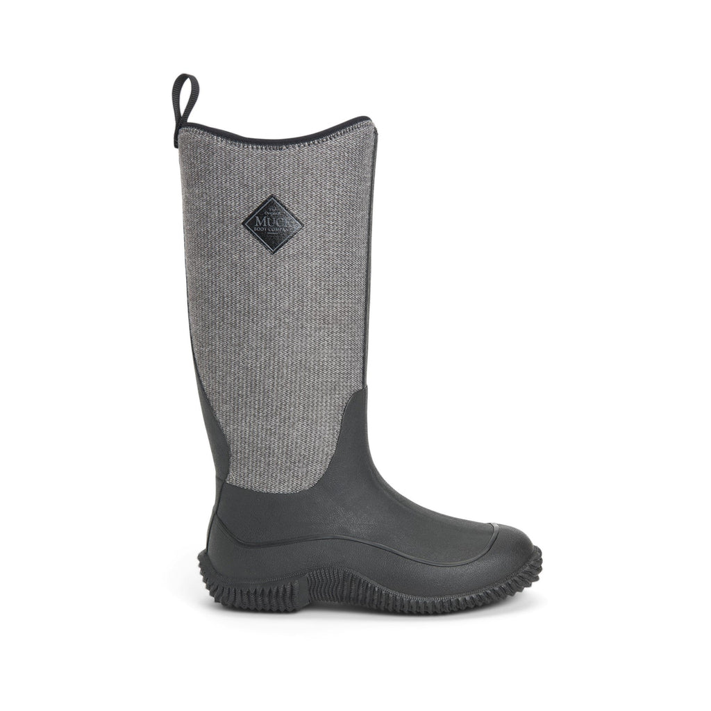 Muck Boots Hale Womens Wellington - Black/Fuzzy Herringbone - Image 5