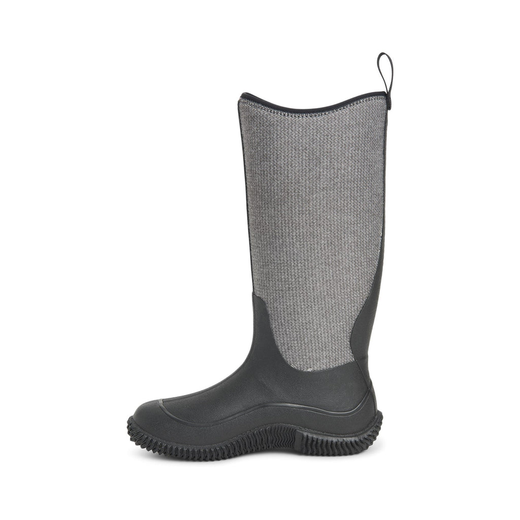 Muck Boots Hale Womens Wellington - Black/Fuzzy Herringbone - Image 7