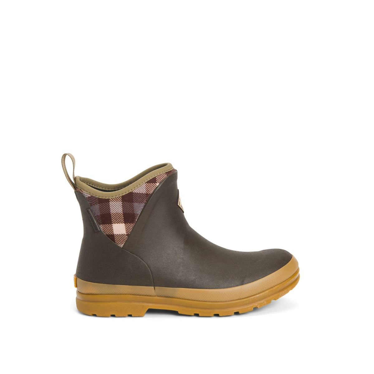 Muck Boots Originals Ankle Wellingtons - Brown/Plaid/Gum - Image 8