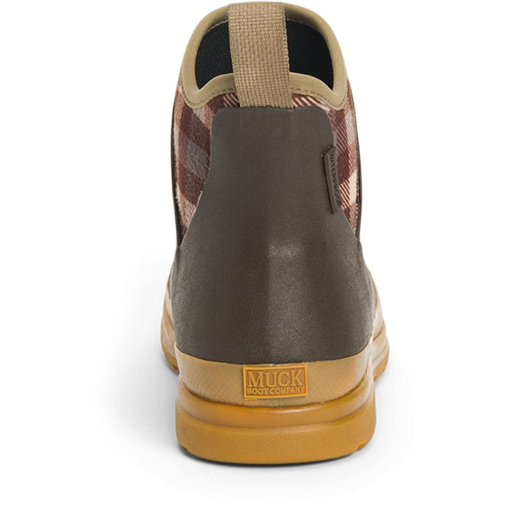 Muck Boots Originals Ankle Wellingtons - Brown/Plaid/Gum - Image 2