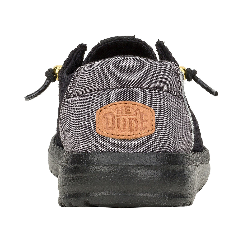 HEYDUDE Wendy Boho Crochet Womens Shoes - Black - Image 2