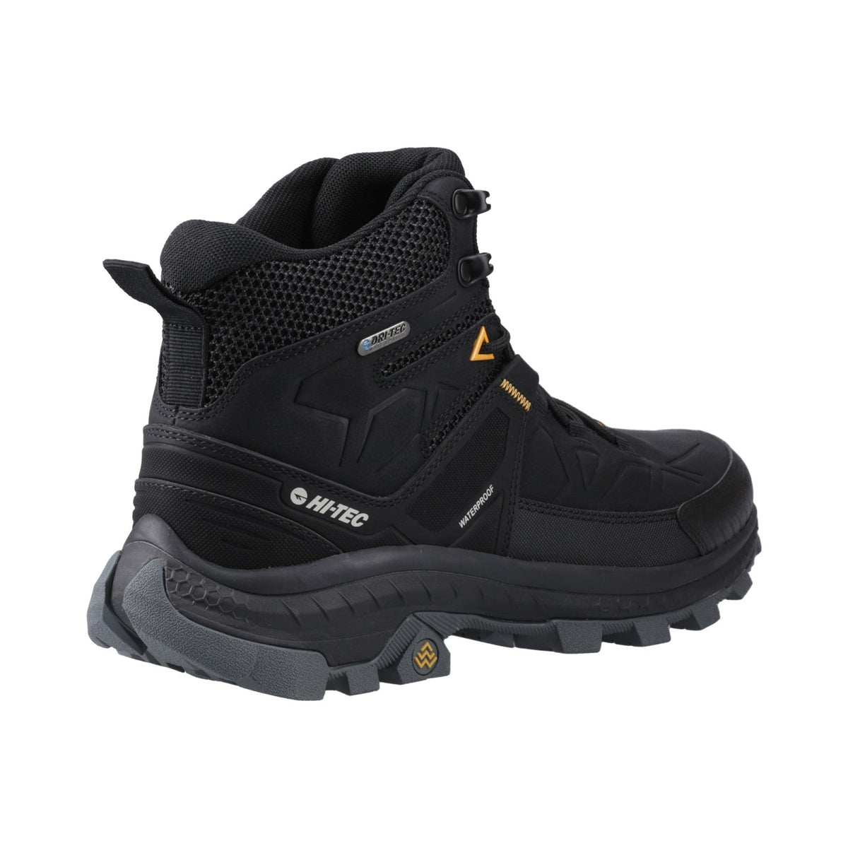 Hi-Tec Rainier Mens Hiking Boots - Black - Image 2