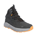 Hi-Tec Fuse Trek Mid Mens Hiking Boot - Steel/Charcoal/Bright Marigold
