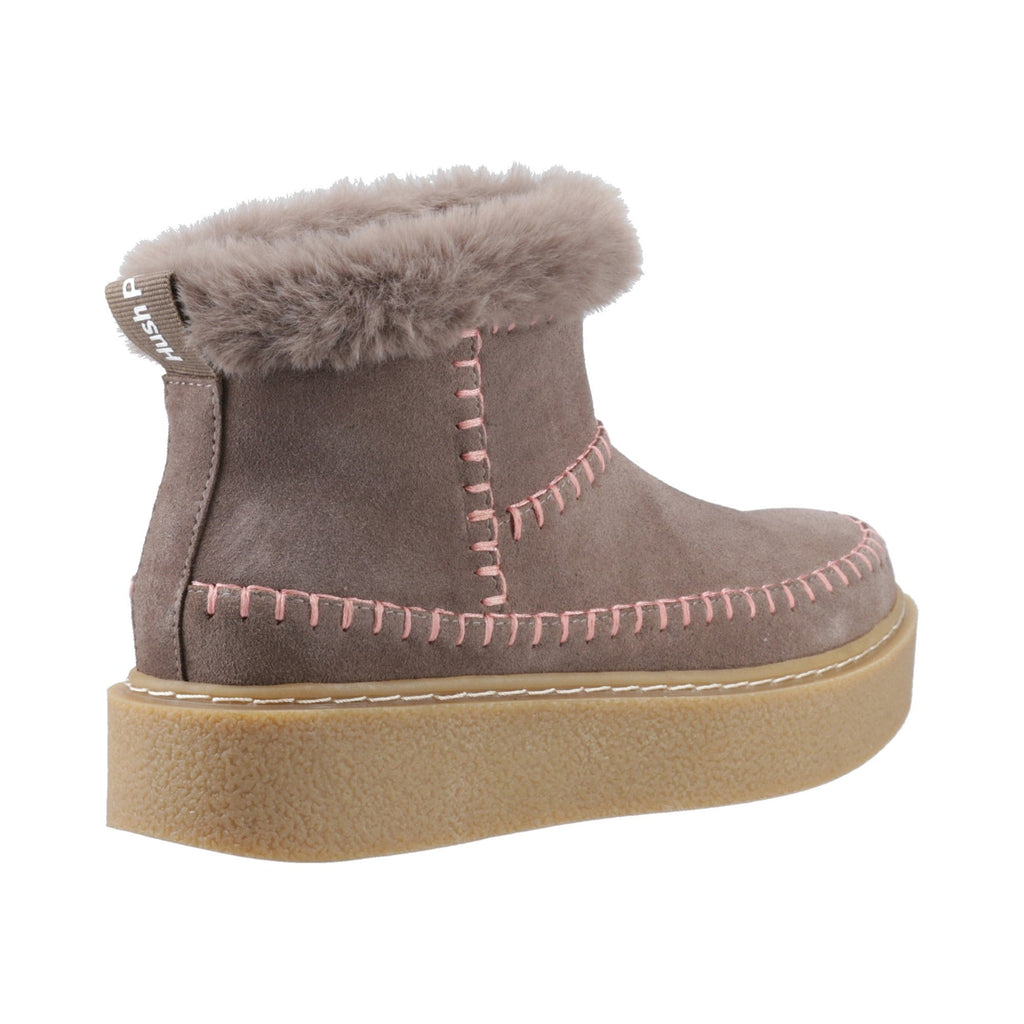 Hush Puppies Brielle Stitch Womens Boot - Taupe - Image 2
