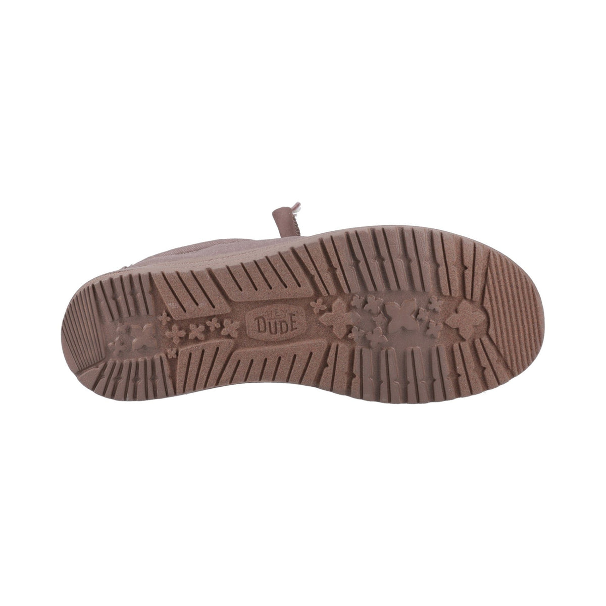 HEYDUDE Wally Stretch Canvas Mens Shoes - Deep Taupe - Image 3