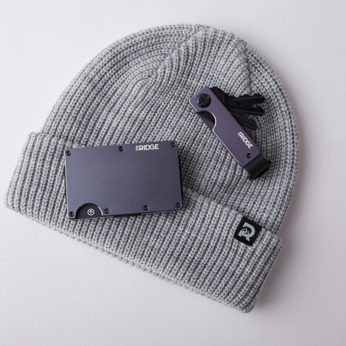 Ridge Classic Cuffed Beanie - Gunmetal - Image 7
