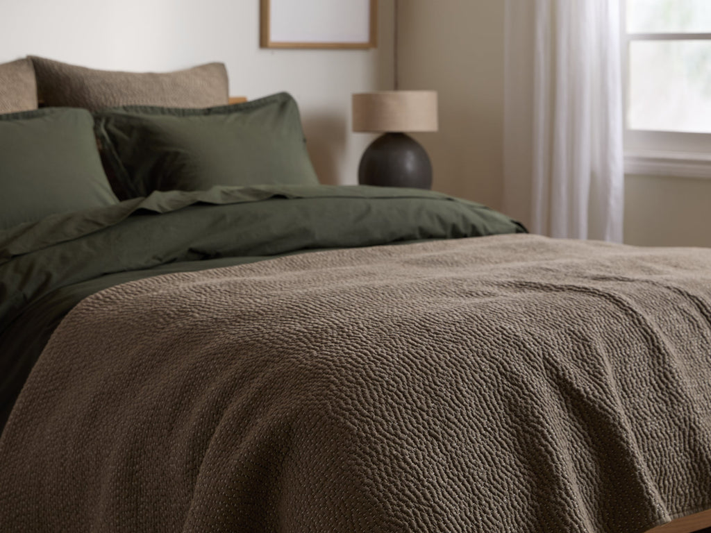 Hand Stitched Cotton Quilt - FINAL SALE (Ash) - Image 3