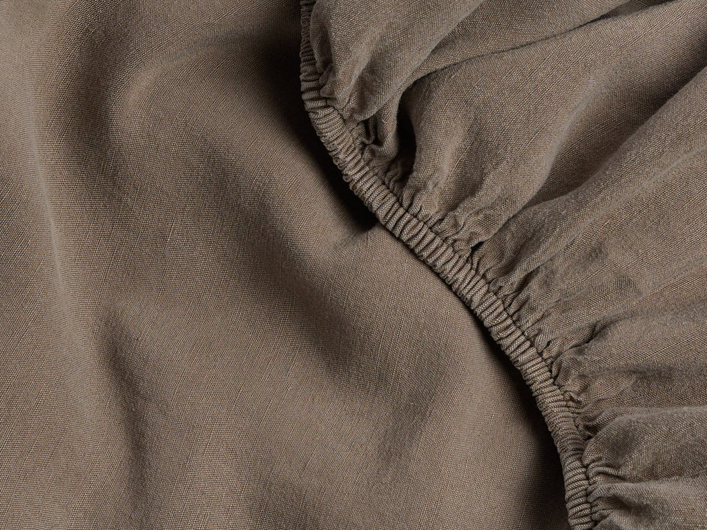 Linen Tencel Sheet Set - Warm Grey F/Q - Image 3