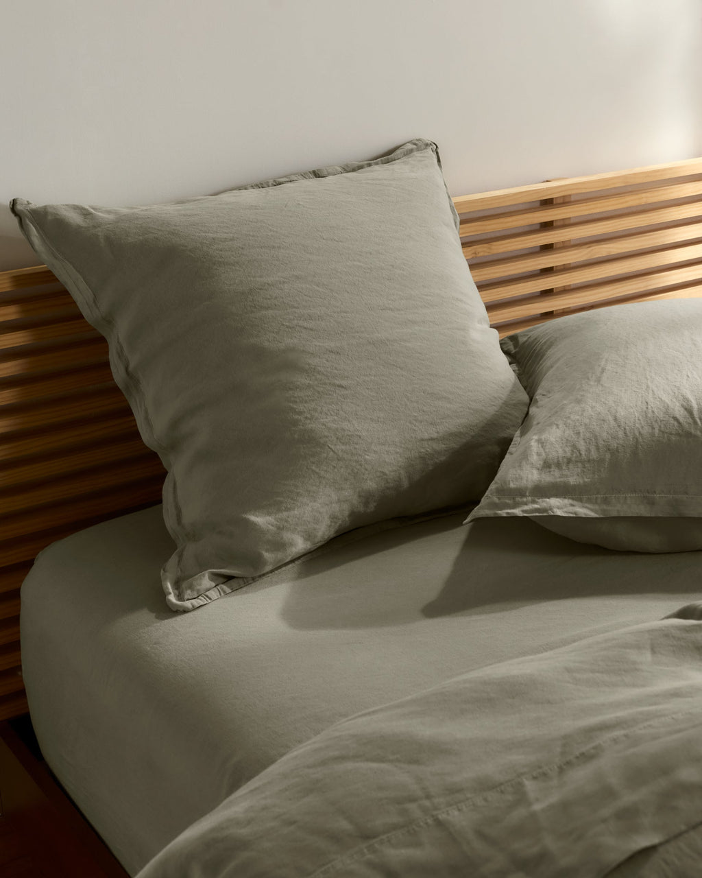 Linen Tencel Euro Sham - FINAL SALE (Moss) - Image 2