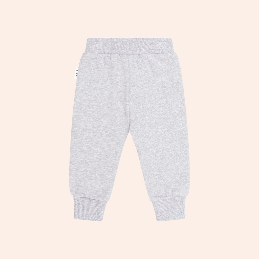 Huxbaby Furry Huxbear Sweatpant – Grey Marle, 3-6M - Image 2