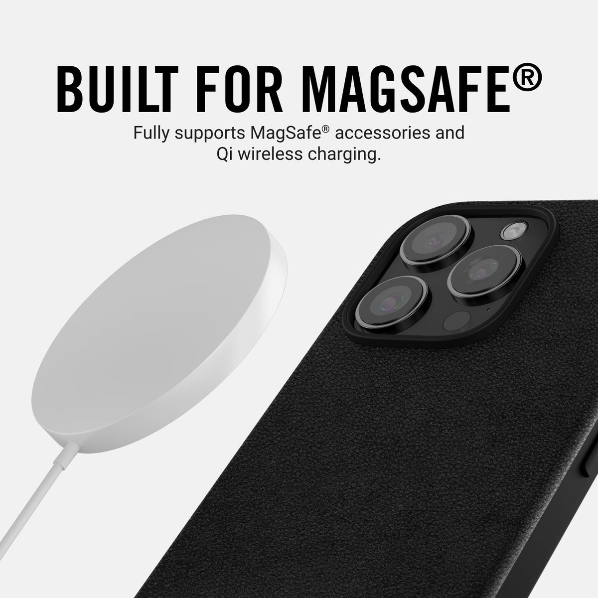Everyday Phone Case - iPhone 16 Pro Max - Midnight Black Leather - Image 6