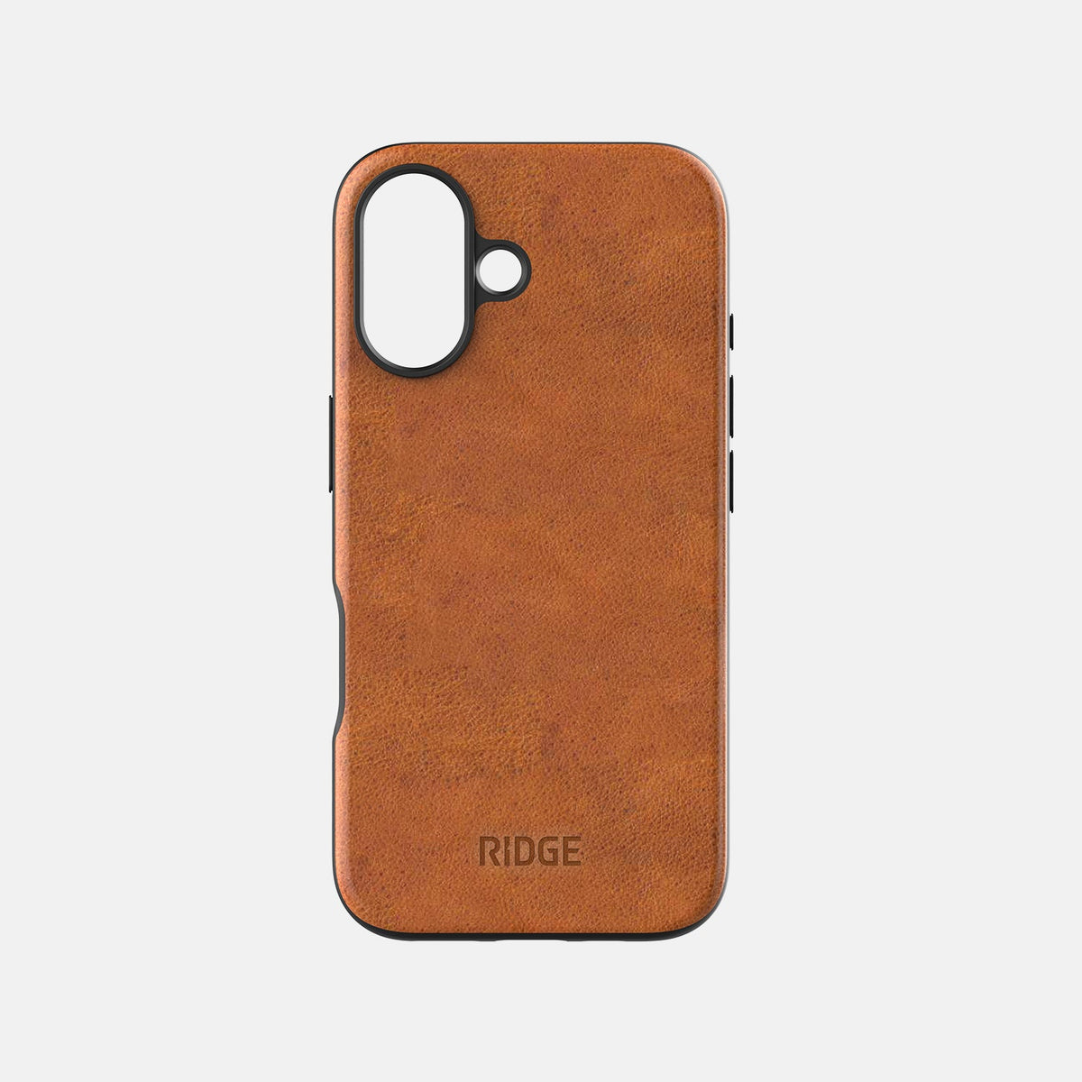 Everyday Phone Case - iPhone 16 - Tobacco Brown Leather - Image 2