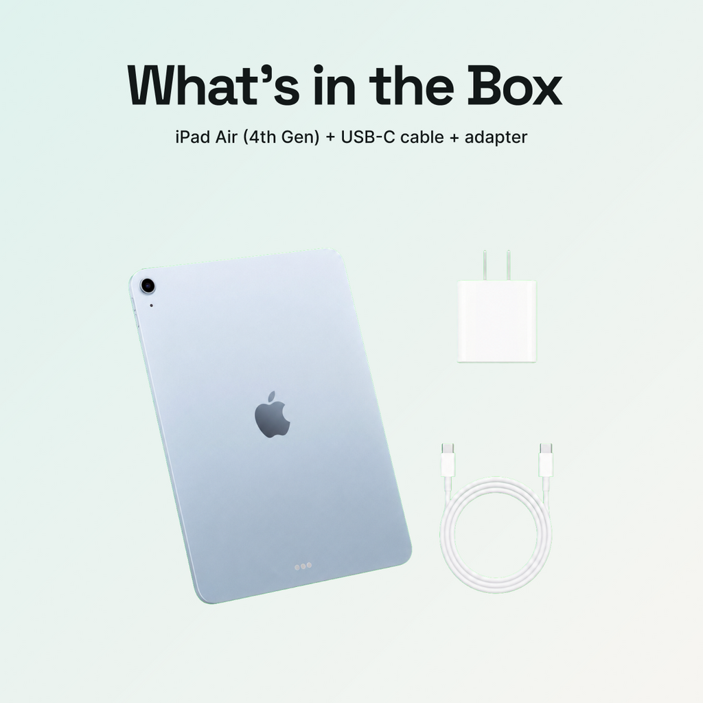 iPad Air 10.9" (4th Gen, 2020) 256GB - Sky Blue (Wi-Fi) - Image 4