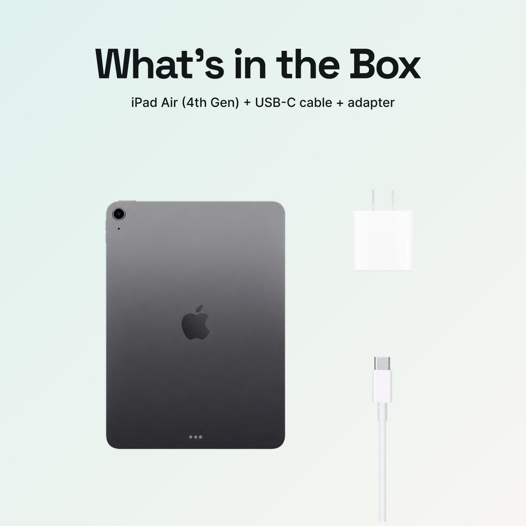 iPad Air 10.9" (4th Gen, 2020) 64GB - Space Gray (Wi-Fi + Cellular) - Image 4