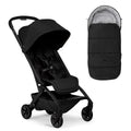 Joolz Aer2 Lightweight Compact Stroller + Footmuff Bundle - Space Black