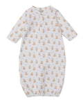 Kissy Kissy Convertible Gown - Teddy Bears, Tan, Newborn